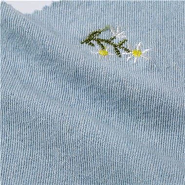 Kain Denim Cotton Sulam